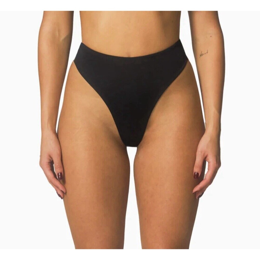 Audrey Black 437 swim bikini high rise bottom